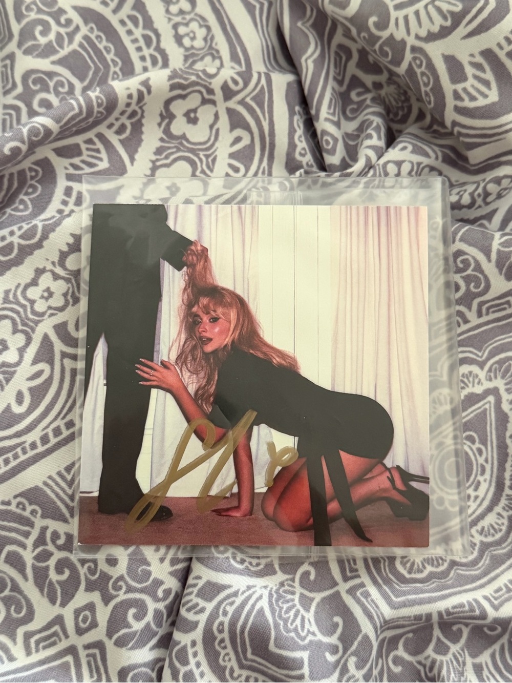Signed Man’s Best Friend Art Card - Sabrina Carpenter